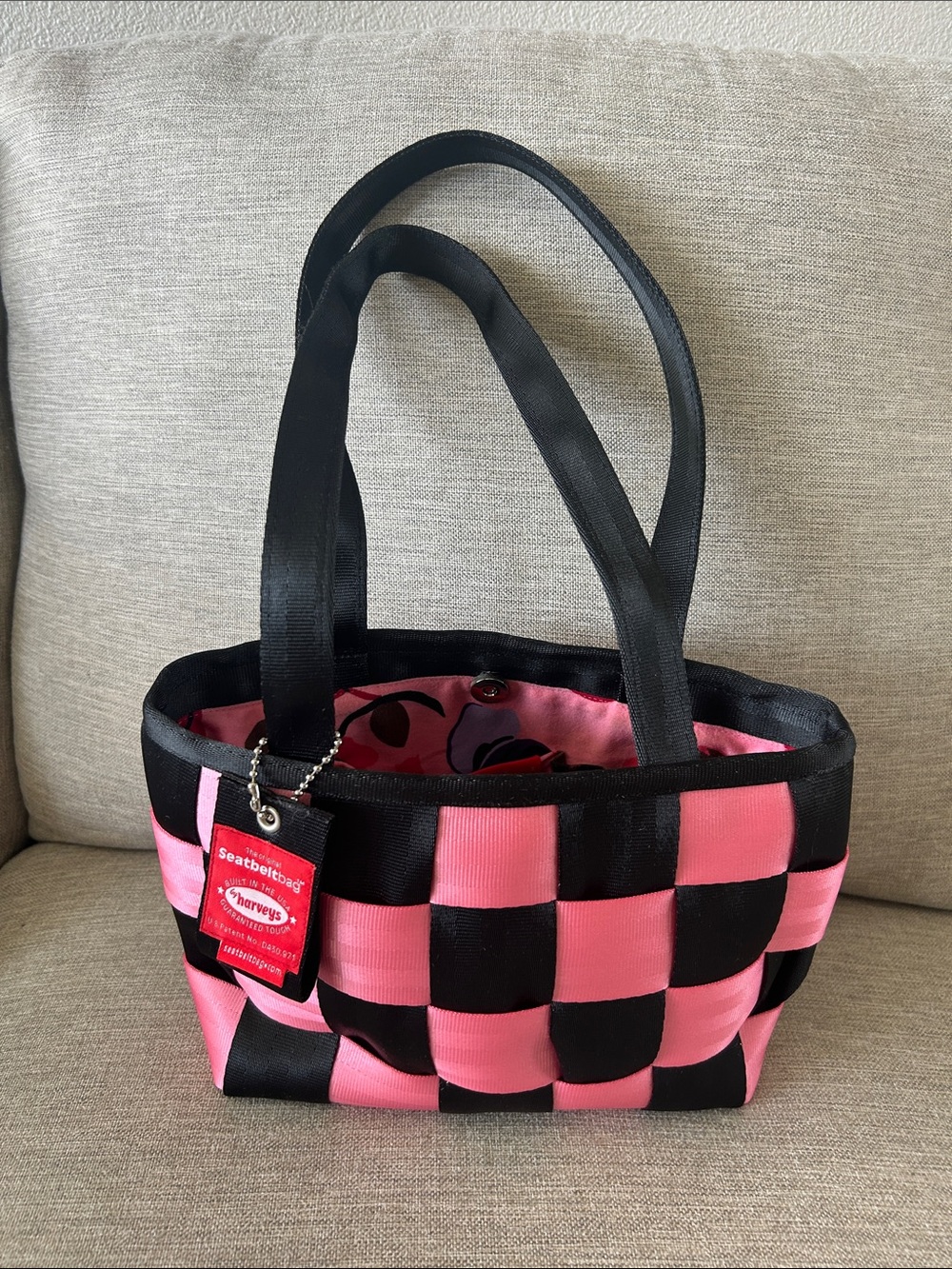 By harveys Seatbeltbag Pink and Black Checkered #114 of 200